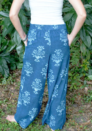 Hand Block Print Palazzo Pants Wide Leg Bottoms Flared Like Skirt Pants  Party Wear Pants Indian Clothing Cotton Palazzo Hippie Pant Free - Etsy